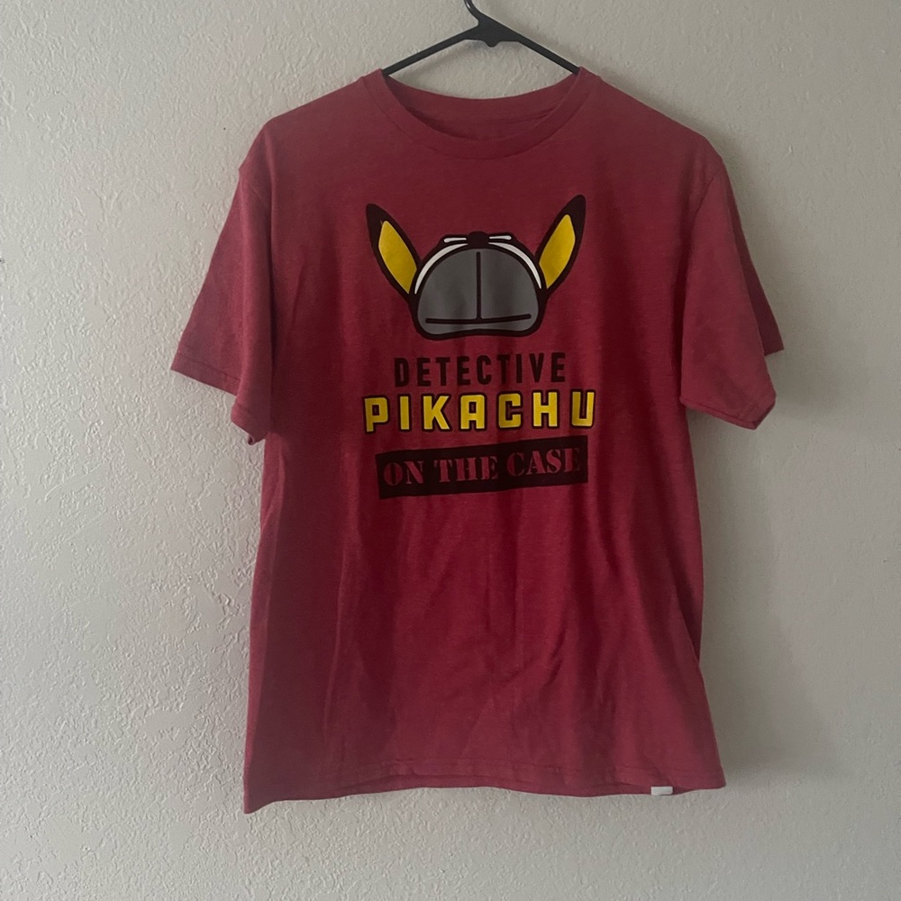 Pokémon detective Pikachu boys shirt short sleeve size XL